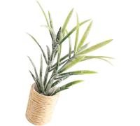 Suministros para casa de muñecas, modelo de bonsái en miniatura, hojas, mini planta en maceta, modelo decorativo