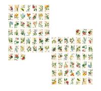 Suministros para scrapbooking, pegatinas para manualidades con amplio espacio para escribir, pegatinas decorativas, pegatinas decorativas