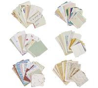 Suministros vintage de 360 hojas, material de scrapbooking papelería, papel estético decorativo, planificador diario para escribir, álbum, dibujo, diario de viaje