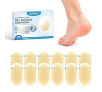 Sumiwish Apósitos Hidrocoloides 12 Uds Parches Hidrocoloides Impermeables, Apósitos Adhesivos para Talón, Dedos Protector Anti-rozaduras para Ampolla en el Pie Tiritas Doméstico General -Heel Pack