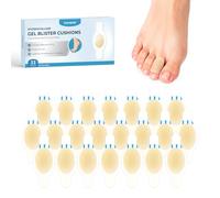 Sumiwish Apósitos Hidrocoloides 22 Uds Parches Hidrocoloides Impermeables, Apósitos Adhesivos para Talón, Dedos Protector Anti-rozaduras para Ampolla en el Pie Tiritas Doméstico General -Toe Pack