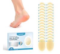 Sumiwish Apósitos Hidrocoloides 32 Uds Parches Hidrocoloides Impermeables, Apósitos Adhesivos para Talón, Dedos Protector Anti-rozaduras para Ampolla en el Pie Tiritas Doméstico General -Heel Pack