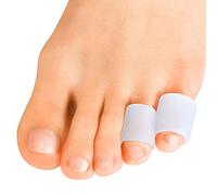 Sumiwish Protector Dedos Pie, Dedos de Los Pies, Protector de Dedos, Dedos Martillo Para Juanetes, Sore Callos 5 Pares - Transparente