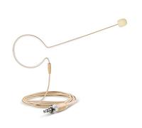 Sumje - Auriculares de diadema con micrófono (doble gancho para la oreja), color beige