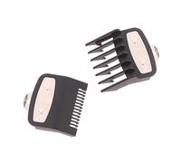 SUMKTO 2 Piezas guía de Pelo Clipper Peine Cúter límite Peines Guardias estándar adjuntar Piezas eléctricas Clippers Accesorios 1,5mm + 4,5mm
