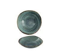 summa - Plato hondo diámetro 16cm Turquesa (Mediano). Set 6 unidades. Vajilla moderna de color | Colección Moon. Uso en casa, restaurante y fiestas
