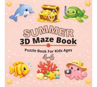 Summer 3D Maze Book for Kids Ages 4-6: Fun and Engaging Summer-Themed 3D Mazes for Growing Minds