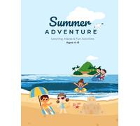 Summer Adventure Coloring Book for Kids: Fun Coloring, Mazes, and Puzzle Activities for Ages 4-8