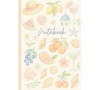 Summer Aesthetic Notebook - 100 Lined Pages, 7x10 Journal for Women and Girls | Beach Vibes, Lemon & Floral Design, Travel or School: Ideal for ... Note-Taking, and Travel - Cute Summer Vibes