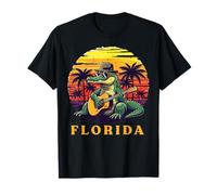 Summer Aliigator Guitar Florida Vacation Trip Hombres Mujeres Niños Camiseta