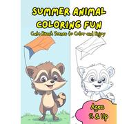 Summer Animal Coloring Fun: Cute Beach Scenes to Color and Enjoy