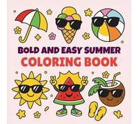 SUMMER BEACH COLORING BOOK: 50 Fun and Relaxing Beach-Themed Coloring Pages with Cute Summer Scenes for Boys and Girls