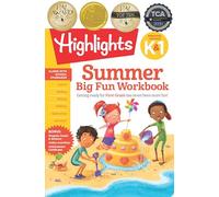 Summer Big Fun Workbook Bridging Grades K & 1: Ready for First Grade at Home, First Grade Summer Workbook with Letters, Reading, Writing, Addition, Subtraction and More (Highlights Summer Learning)