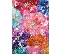 Summer Bloom Flower Journal: 6 x 9 Wide Lined Pages for Women and Teens: The Daily Sparkle Journaling Series
