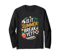 Summer Break Lunch Lady Fun Appreciation School Staff Humor Manga Larga