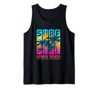 Summer California Venice Beach Illustration Graphic Design Camiseta sin Mangas