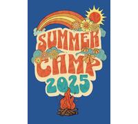 Summer Camp Notebook: Camp Journal for Girls Kids Teens Tweens Campers & Counselors with Half Ruled and Half Blank Pages to Record Written Memories & Drawings