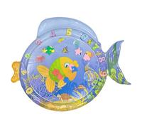 Summer Cat Water Mat, Cama De Agua para Gatos, Alfombra De Agua para Gatos, Tapete De Actividades Bebe, Juegos Interactivos Gatos, Piscina para Gatos con Peces Jugar, Colchoneta Bebe Suelo