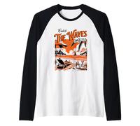 Summer - Catch The Waves In Style, Orange Camiseta Manga Raglan