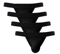 Summer Code Algodón Ropa Interior para Hombres Sexy Slips, Pack de 1/4