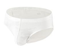 Summer Code Slips Calzoncillos para Hombre Suave Calzoncillos de Micromalla de Talle Bajo Ropa Interior Cómodos, Blanco, XXL