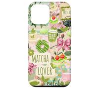 Summer Collage Coquette Pink Love Preppy Matcha Tea Green Carcasa para iPhone 12 Pro MAX