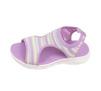 Summer Colored Mesh On Sandals For Breathable Comfort Beach Sandals Men’s Style Lightweight Footwear (Purple, 35)