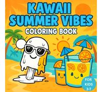 Summer Coloring Book for Kids Ages 3-7 - Kawaii Summer Vibes with Cute Beach Days, Ice Cream, and Sunny Adventures: 20 Fun and Easy Summer Scenes to ... Vacations, Sandcastles, and Cool Treats