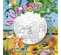 Summer Coloring Book for Kids Ages 4-8: August Countryside Adventures (Monthly Coloring Book Series): Cute and Easy Summer Scenes with Nature, Family ... (Coloring book for each month of the year)