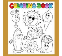 Summer Coloring Book for kids: Fun Beach, Vacation and Sunshine Coloring Pages for Ages 4-8