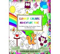 SUMMER COLORS ADVENTURE TIME Activity Book for Kids Ages 6-8