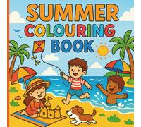 Summer Colouring Book | Fun-Filled Creative Adventure for Kids | 8.5 * 8.5 inches