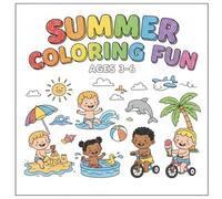 Summer Colouring Fun: book for Kids Ages 3-6