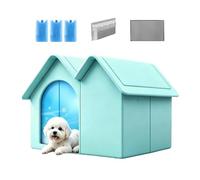 Summer Cooling Cat House | Semi-Enclosed Pet Sleeping Bed Shelter | Breathable Comfortable Cat Nest for Indoor Cats, Kittens, Small Pets, Home, Bedroom, Living Room & Balcony Relaxation Uses