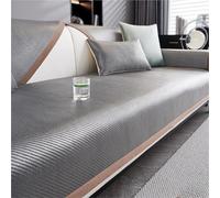 Summer Cooling Couch Cover,Non Slip Breathable Cooling Sofa Slipcovers, Universal Air Conditioning Mat For Living Room(Champán,80 * 160cm)
