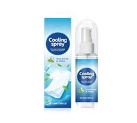 Summer Cooling Mist, spray de enfriamiento para climas cálidos, spray de enfriamiento para la cara y el cuerpo, spray de menta natural, spray facial refrescante, espray corporal refrescante para el