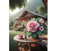Summer Cottage 1000 Piece Jigsaw Puzzles for Adults, Colourful, Challenging & Brainteasing Adult Puzzles 1000 Pieces Garden, Fun jigsaws for The Whole Family 30x20 Inch