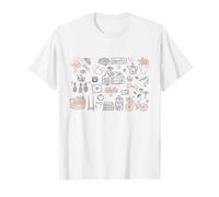 Summer Cottagecore Mushroom Cupcake Aesthetic Botanical Camiseta