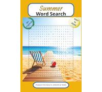Summer Crossword Puzzles for Adults, Seniors & Teens: Crossword Puzzles with Easy to Read Print about Summer, Holiday's, beach and More |6x9 inches, ... for Vacations, Holidays and Free Time