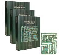 Summer Day On The River Puzzle, 501-Piece All-Edge Jigsaw Challenge, Edge Piece Puzzle, Every Pieces Challenge for Family Time (3PCS)