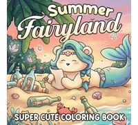 Summer Fairyland Coloring Book: Cute and Cozy Coloring Pages For Adults & Teens with Enchanted Creatures in A Fantasy World for Relaxation, Mindfulness