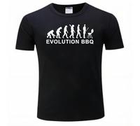 Summer Fashion Evotion BBQ Barbecue T Shirt Men Retro Stylish Homme tee Shirt Organic Cotton Size Man'S T-Shirt Oversized