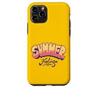 Summer Feeling Retro Sunset Vibe Gráfico | Fun Summertime Carcasa para iPhone 11 Pro