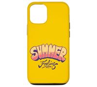 Summer Feeling Retro Sunset Vibe Gráfico | Fun Summertime Carcasa para iPhone 12/12 Pro