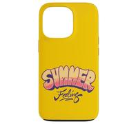 Summer Feeling Retro Sunset Vibe Gráfico | Fun Summertime Carcasa para iPhone 13 Pro
