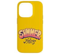 Summer Feeling Retro Sunset Vibe Gráfico | Fun Summertime Carcasa para iPhone 14 Pro