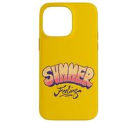 Summer Feeling Retro Sunset Vibe Gráfico | Fun Summertime Carcasa para iPhone 14 Pro Max