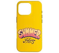 Summer Feeling Retro Sunset Vibe Gráfico | Fun Summertime Carcasa para iPhone 16 Pro