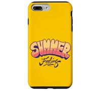 Summer Feeling Retro Sunset Vibe Gráfico | Fun Summertime Carcasa para iPhone 7 Plus/8 Plus