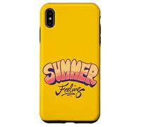 Summer Feeling Retro Sunset Vibe Gráfico | Fun Summertime Carcasa para iPhone XS Max